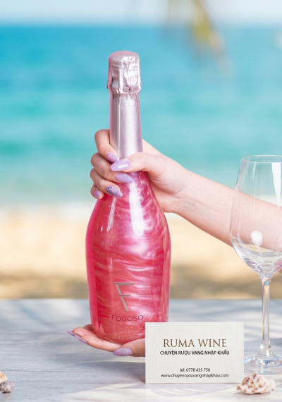 Rượu vang nổ Sparkling Fogoso Rosa hồng 750ml