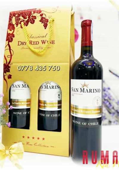 Quà tặng rượu vang giá rẻ San Marino