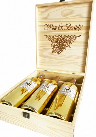 Quà tặng cao cấp 3 chai vang Ý 1933 Topaz