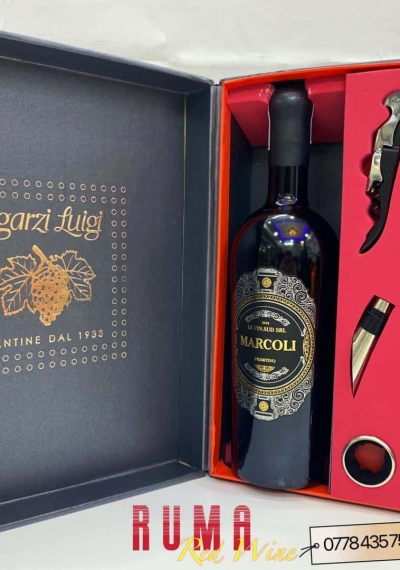 Quà tặng sang trọng 2 chai vang Ý Marcoli