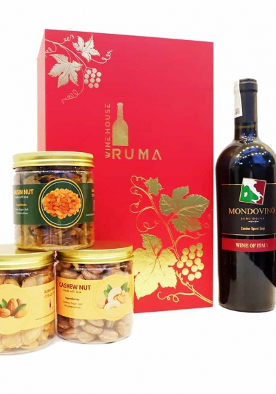 Hộp quà tặng tết rượu vang Ý Mondovino Semi