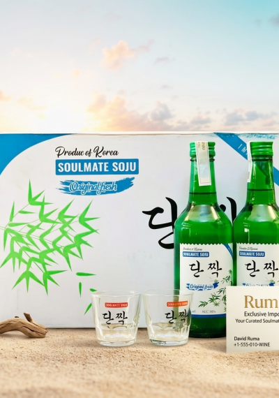 Rượu Soju Hàn Quốc Soulmate Original Fresh 360ml - Vị nguyên bản Hàn
