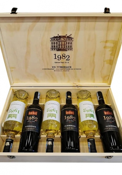 Quà tặng cao cấp 6 chai vang Pháp 1982