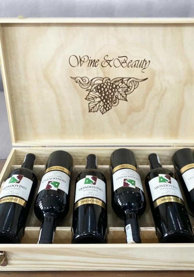 Quà tặng cao cấp 6 chai vang Ý Mondovino Rosso