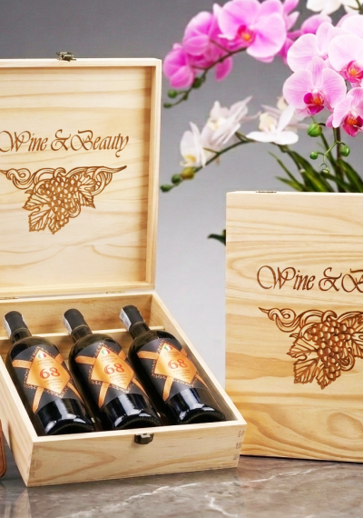 Set quà tặng cao cấp 3 chai rượu vang Ý 68