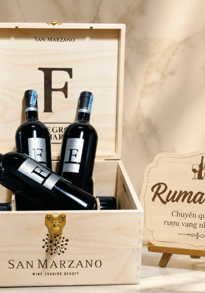 Quà tặng cao cấp 6 chai vang Ý F Negroamaro