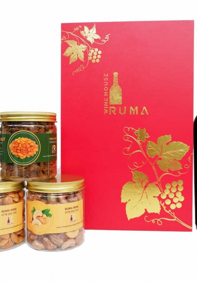 Hộp quà tặng tết rượu vang Tây Ban Nha Pamela