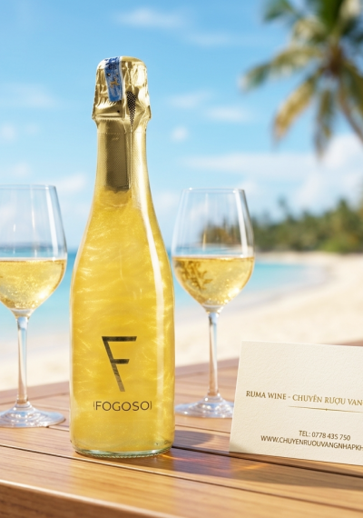 Rượu vang nổ Sparkling Fogoso Oro 375ml