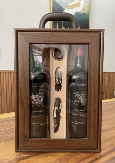 Quà tặng doanh nghiệp cao cấp vang Ý X9