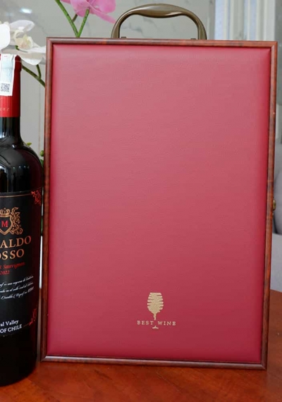 Bộ quà tặng tết 2 chai vang Chile Osvaldo