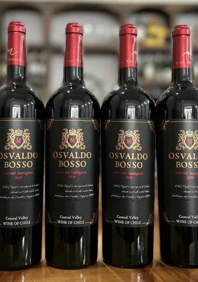 Rượu vang Chile Osvaldo Bosso