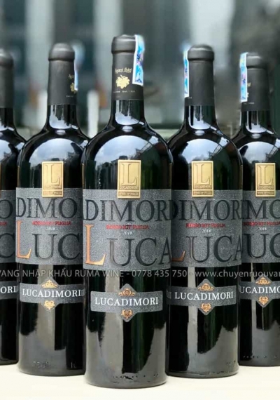 Rượu vang Ý LucaDimori 14 Rosso nhãn đồng