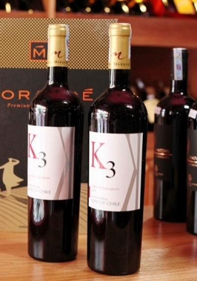 Rượu vang Chile K3 Cabernet Sauvignon