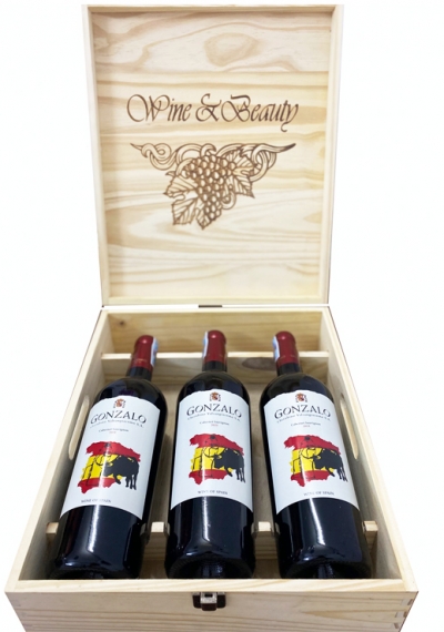 Quà tặng cao cấp 3 chai vang Tây Ban Nha Gonzalo