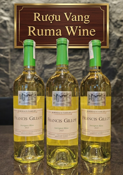 Rượu vang Pháp Francis Gillot Sauvignon Blanc (vang trắng)
