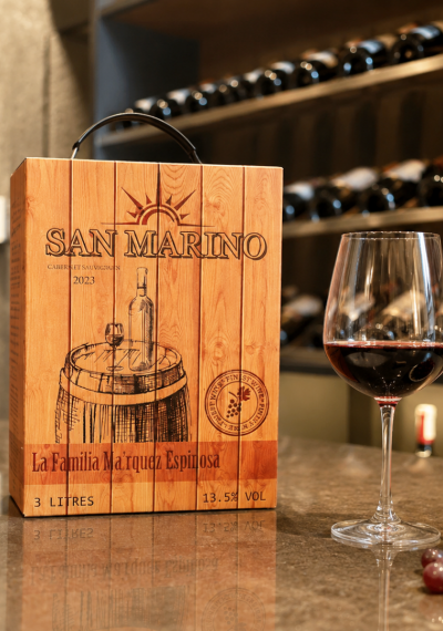 Rượu vang bịch Chile San Marino 3 lít