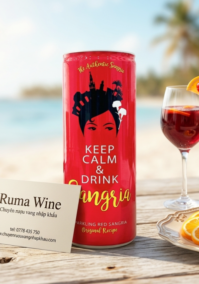 Rượu sparkling Sangria đỏ 250ml