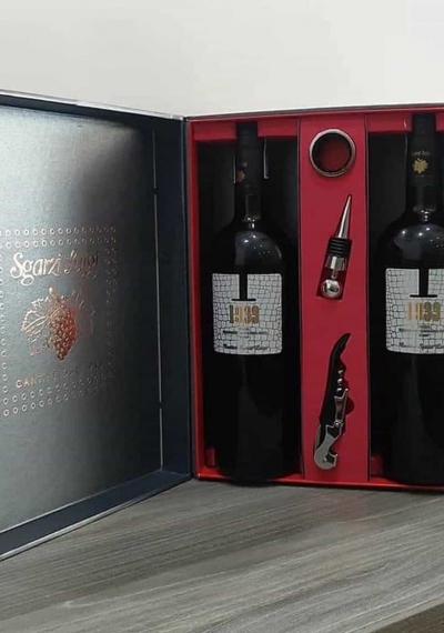 Quà tặng sang trọng 2 chai vang Ý 1933 Rosso