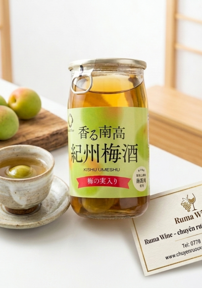 Rượu mơ Nhật Bản Nakano Umeshu 160ml [có quả]