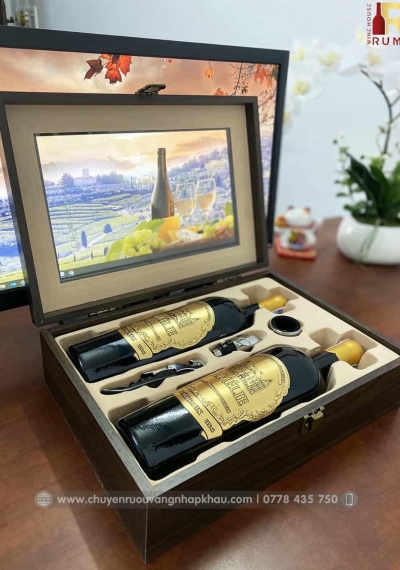 Quà tặng doanh nghiệp cao cấp vang Amelie