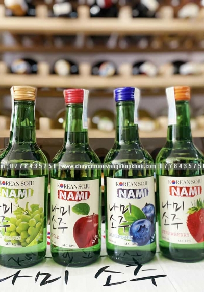 Rượu Soju Hàn Quốc Nami 360ml - 6 hương vị