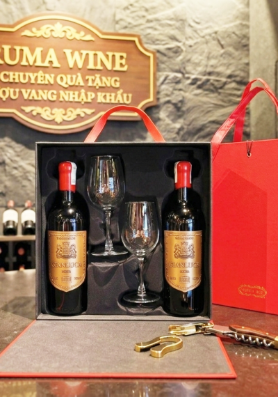 Bộ quà tặng rượu vang tết Gianluca