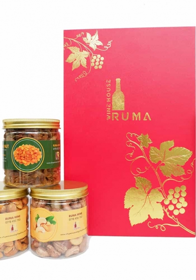 Hộp quà tặng tết rượu vang Chile La Roca Cab Sau