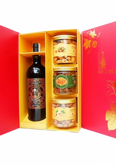 Hộp quà tặng tết rượu vang Ý Tolucci 14