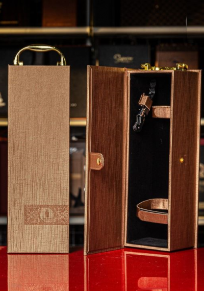 Hộp da PU đơn đựng 1 chai rượu vang