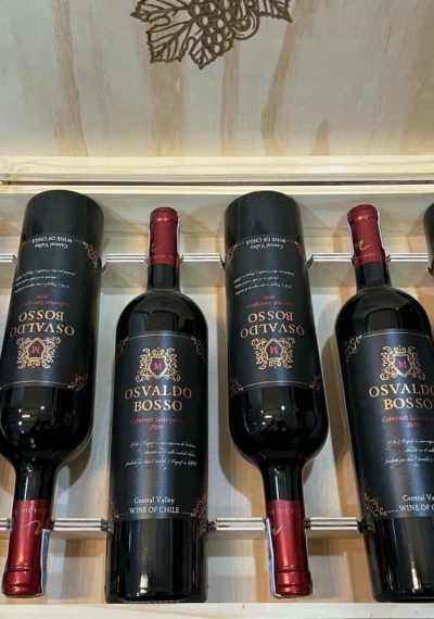 Quà tặng cao cấp 6 chai rượu vang Chile Osvaldo