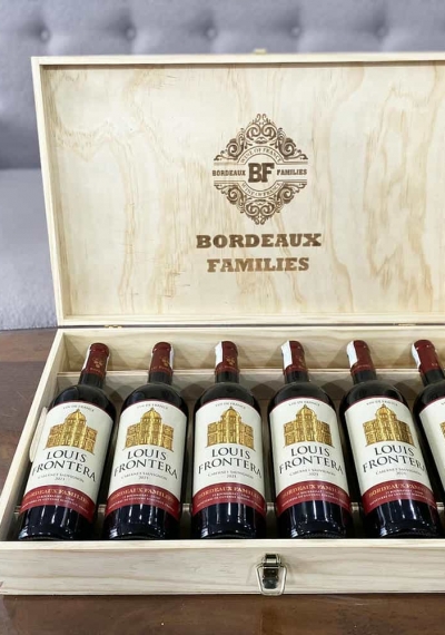 Quà tặng cao cấp 6 chai vang Pháp Louis Frontera đỏ