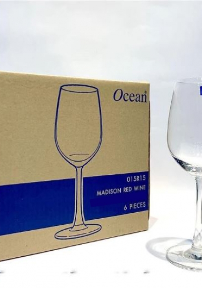 Bộ 6 ly uống rượu vang đỏ Ocean 470ml