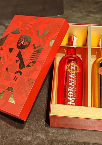 Set quà tặng hộp sắc màu 2 chai vang