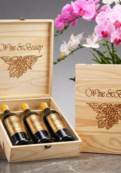 Quà tặng cao cấp 3 chai rượu vang Pháp Nicolas