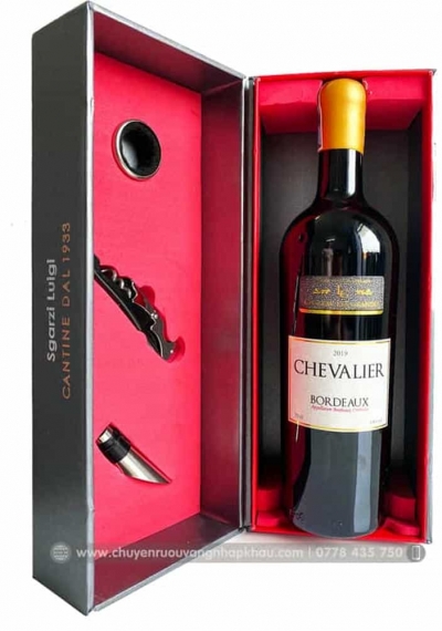 Quà tặng sang trọng vang Pháp Chevalier