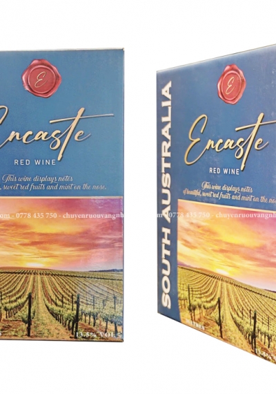 Rượu vang bịch Úc Encaste 3 lít
