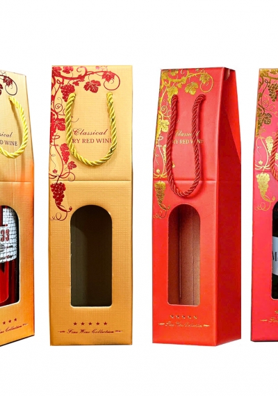 Túi giấy đựng 1 chai rượu vang