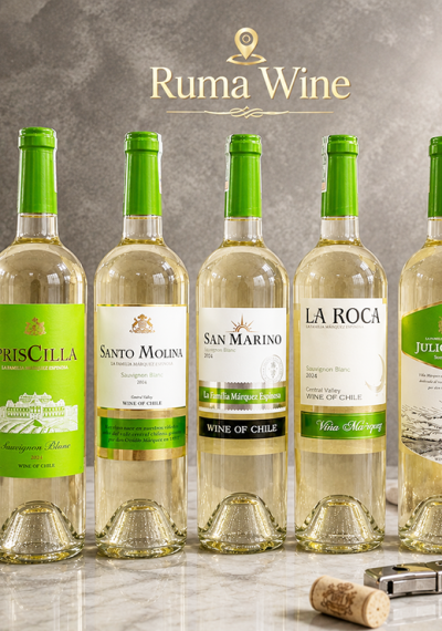 Rượu vang trắng Chile nhập khẩu