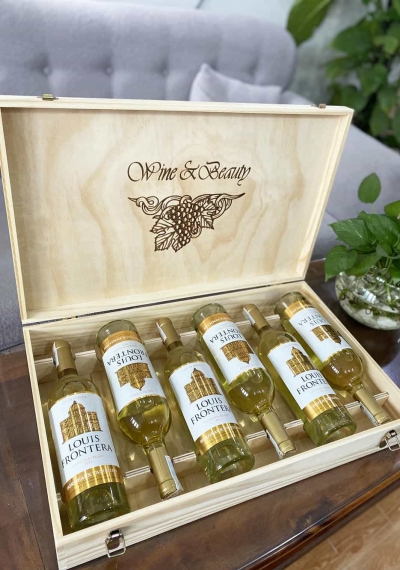 Quà tặng cao cấp 6 chai vang Pháp Louis Frontera trắng