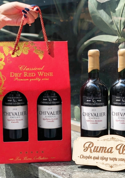 Quà tặng doanh nghiệp giá rẻ vang Chevalier