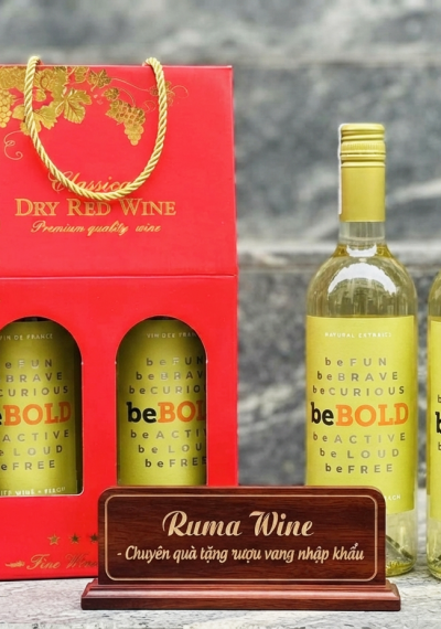 Quà tặng rượu vang giá rẻ BeBold