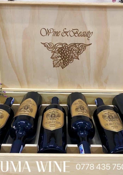 Quà tặng cao cấp 6 chai vang Ý Di Matteo