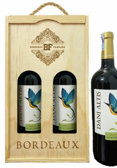 Quà tặng cao cấp 2 chai vang Tây Ban Nha Dani Altis