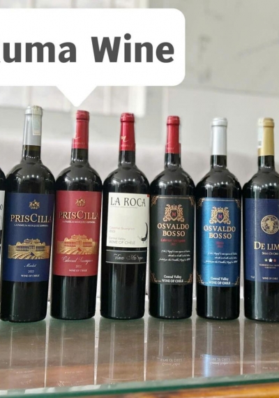 Rượu vang đỏ Chile nhập khẩu chính hãng