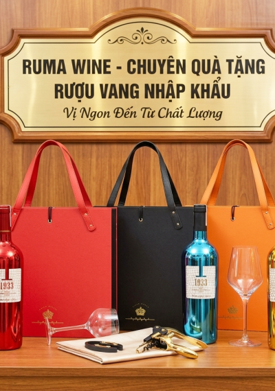 Bộ quà tặng rượu vang tết 1933