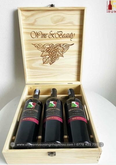 Quà tặng cao cấp 3 chai vang Ý Mondovino Semi