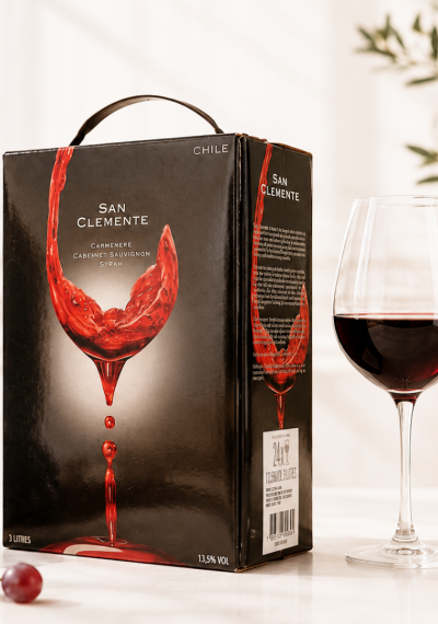 Rượu vang bịch Chile San Clemente 3L