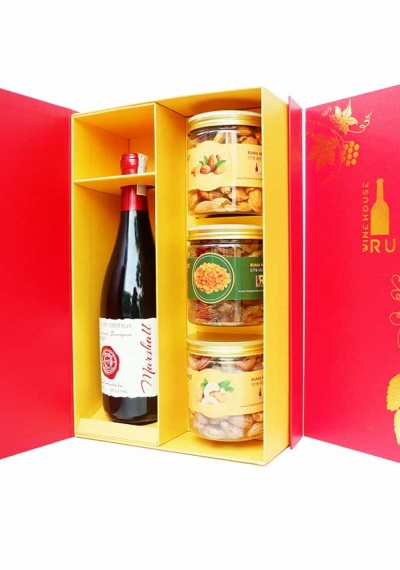 Hộp quà tặng tết rượu vang Úc Marshall