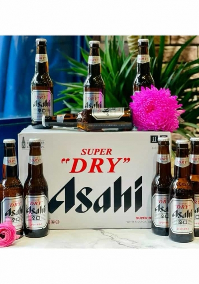 Thùng 24 chai bia Nhật Bản Asahi