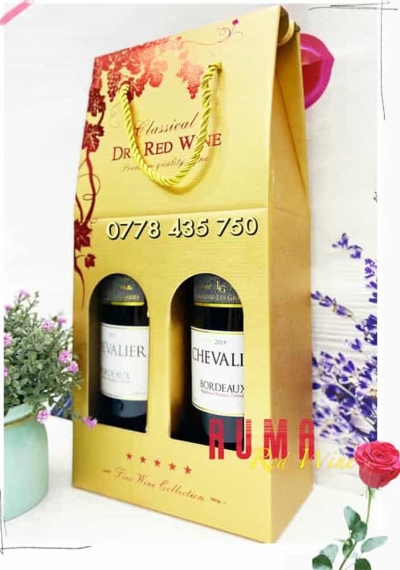 Quà tặng doanh nghiệp giá rẻ rượu vang Chevalier